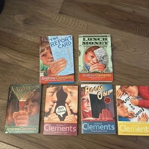 Andrew Clements books (6)